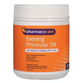 Pharmacy Care Evening Primrose Oil 1000Mg 200 Capsules