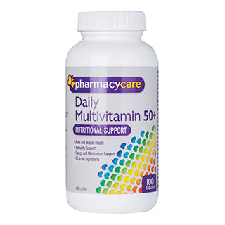 Pharmacy Care Daily Multi 50+ 100 Tablets