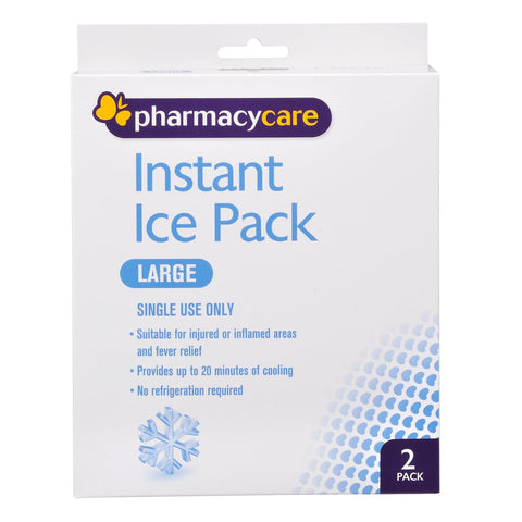 Pharmacy Care Instant Ice Pack Large 2 Pack