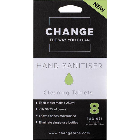 CHANGE Cleaning Tablets Hand Sanitiser 8 Tabs