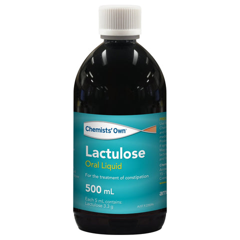 Chemists’ Own Lactulose Liquid 500 mL (Generic of ACTILAX)