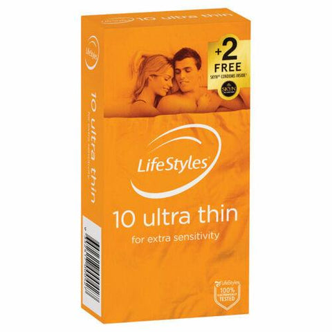 LifeStyles Condoms Ultra Thin 10 Pack