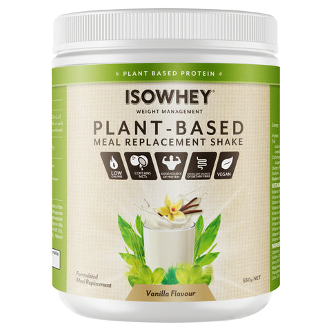 IsoWhey Plant-Based Meal Replacement Shake Vanilla 550g