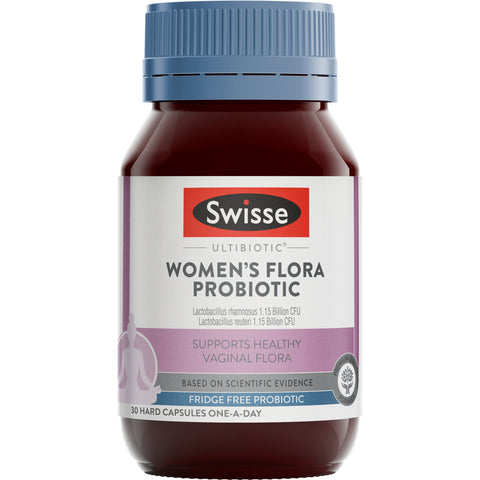 Swisse Ultibiotic Womens Flora Probiotic 30 Capsules
