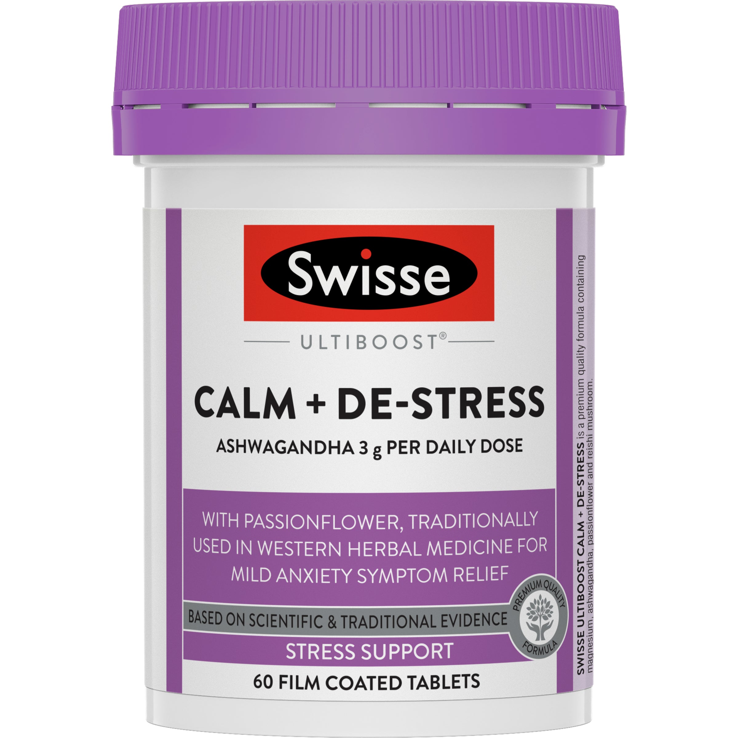 SWISSE ULTIBOOST ASHWAGANDA CALM+ 60PK