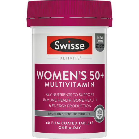 Swisse Women's Ultivite 50+ Multivitamin 60 Tablets