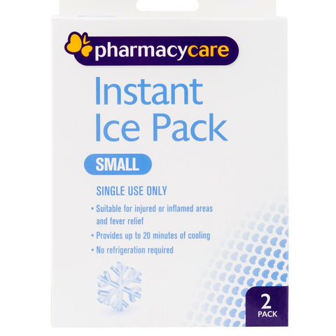 Pharmacy Care Instant Ice Pack Small 2 Pack