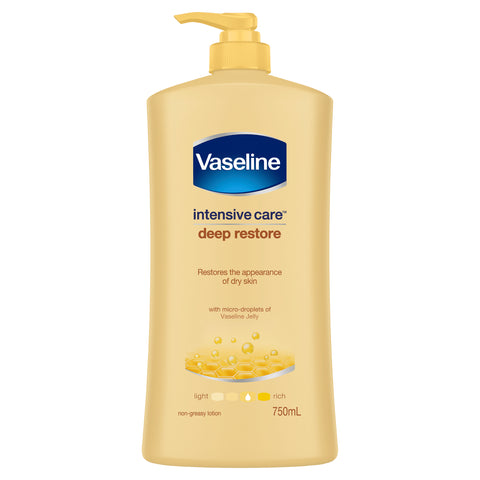 Vaseline Intensive Care Body Lotion Deep Restore 750ml