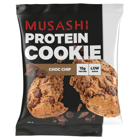 Musashi Protein Cookie Choc Chip 58g 12PK