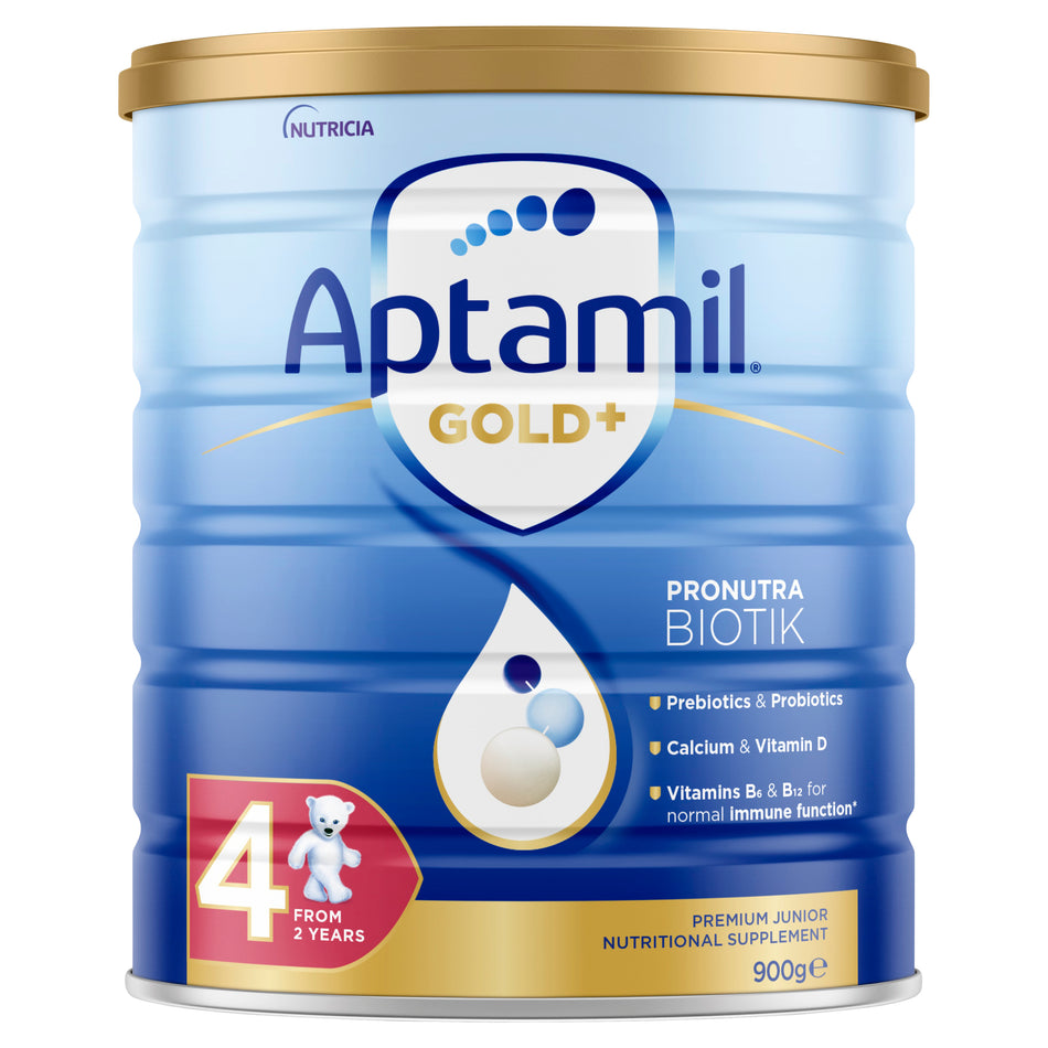 Aptamil Gold+ 4 Junior Nutritional Supplement Milk Drink From 2 Years 900g