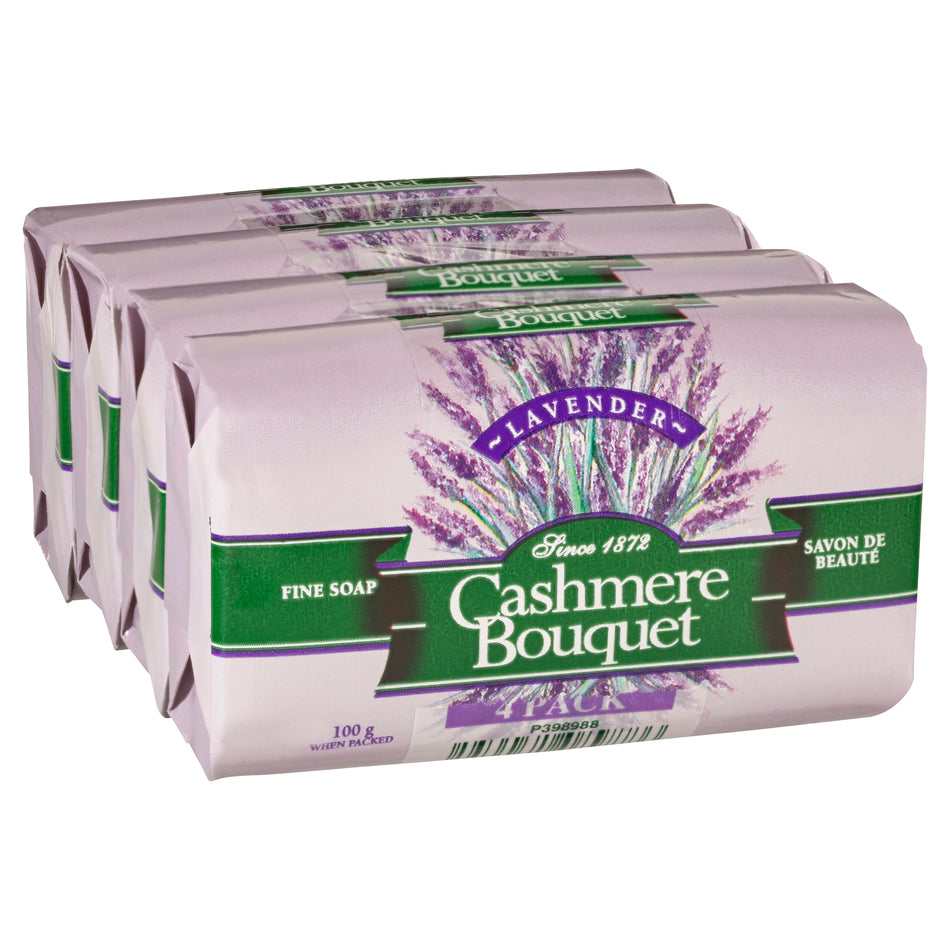 Cashmere Bouquet Soap Lavender 4 X 100g