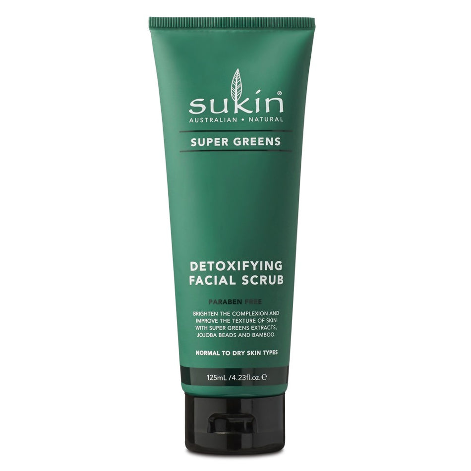 SUKIN Super Greens Detoxifying Facial Scrub 125mL