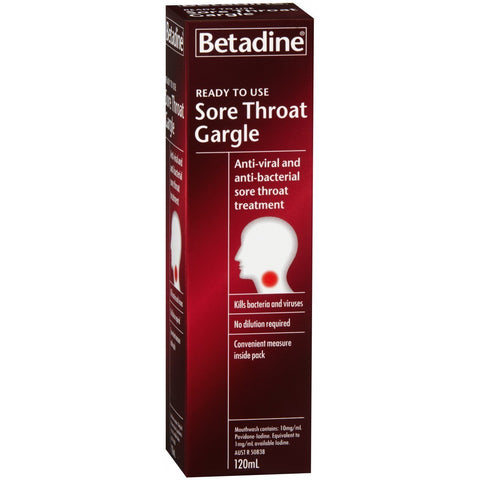 Betadine Sore Throat Gargle 120ml