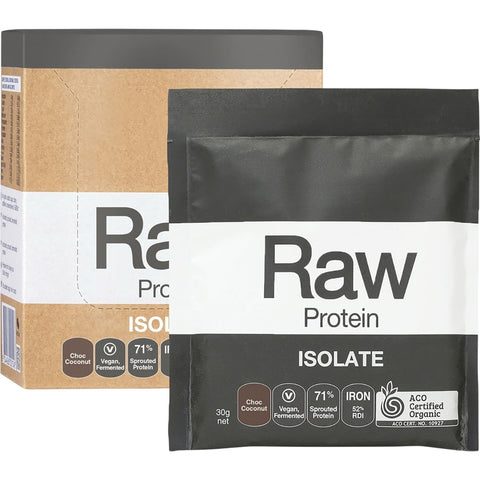 AMAZONIA Raw Protein Isolate Choc Coconut 12x30g
