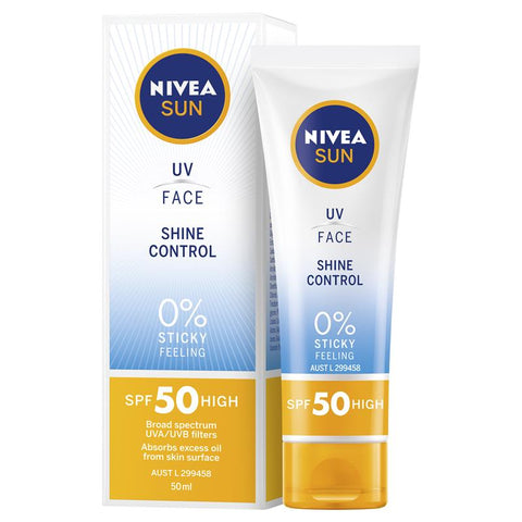 Nivea Sun SPF 50+ UV Face Shine Control 50ml