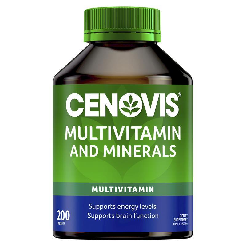 Cenovis Multivitamin and Minerals 200 Tablets