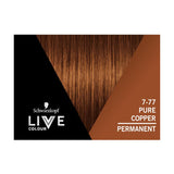 Schwarzkopf Live Salon Permanent 7-77 Pure Copper