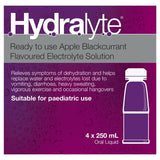 Hydralyte Electrolyte Apple Blackcurrant 4 Pack (4x250ml) Solution