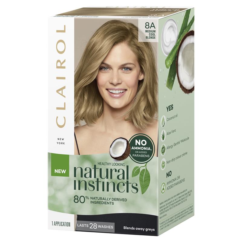 CLAIROL Natural Instincts 8A Medium Cool Blonde