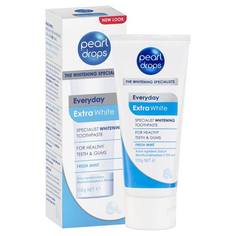 Pearl Drops Extra Whitening Toothpaste Freshmint 110g