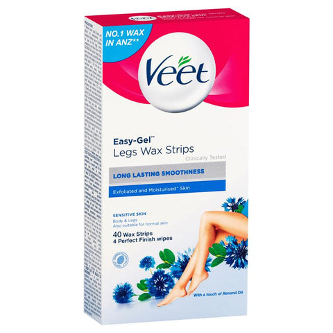 Veet Wax Strips Hair Removal for Sensitive Skin 40 Pack