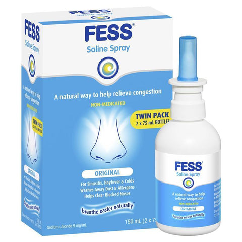 Fess Nasal Spray Twin Pack 150ml (2 x 75mL)