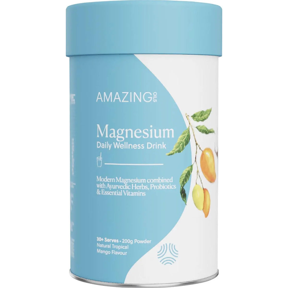 Amazing Oils Magnesium Wellness Drink Daily Tropical Mango
