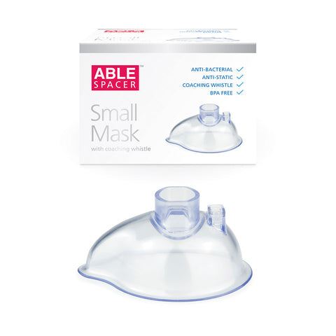 Able Spacer Anti-bacterial With Whistle Mask Small Infant