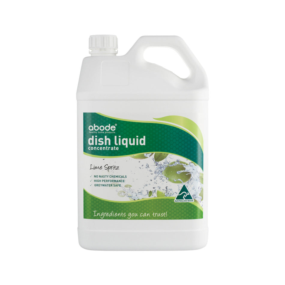 Abode Dish Liquid Concentrate Lime Spritz 4 Litres
