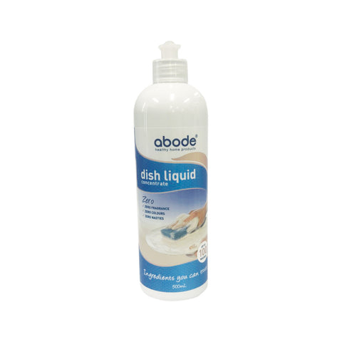 Abode Dish Liquid Concentrate Zero 500ml