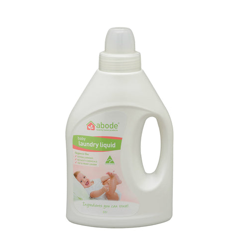 Abode Laundry Liquid (Front & Top Loader) Baby (Fragrance Free) 1 Litre