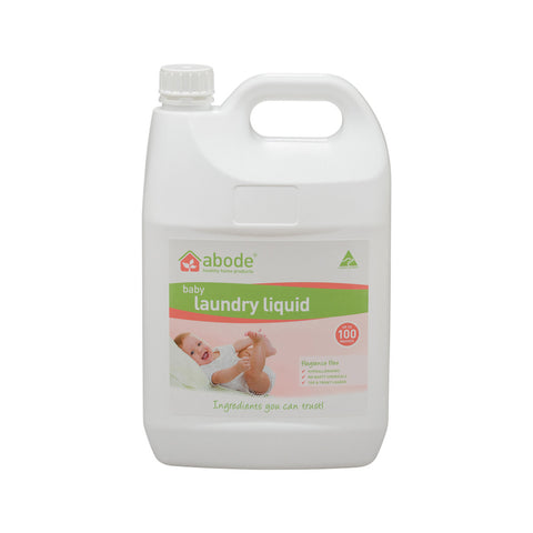 Abode Laundry Liquid (Front & Top Loader) Baby (Fragrance Free) 4 Litres