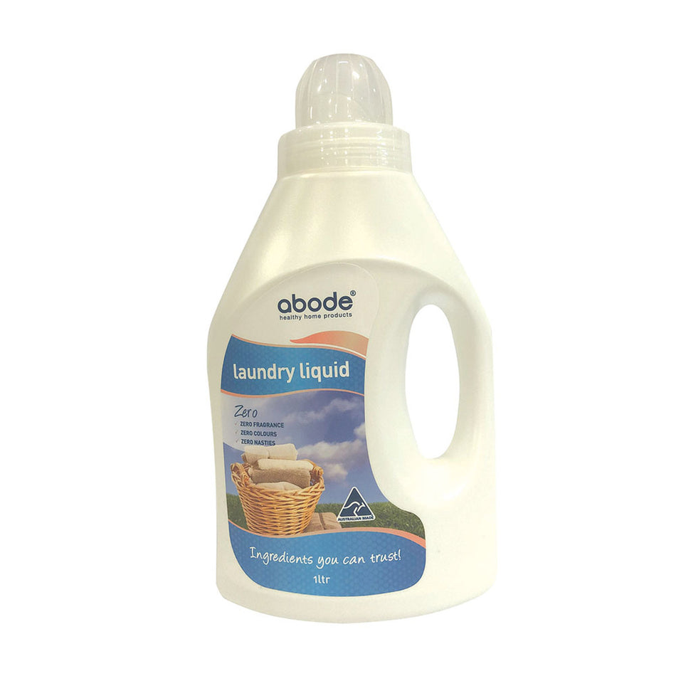 Abode Laundry Liquid (Front & Top Loader) Zero 1 Litre