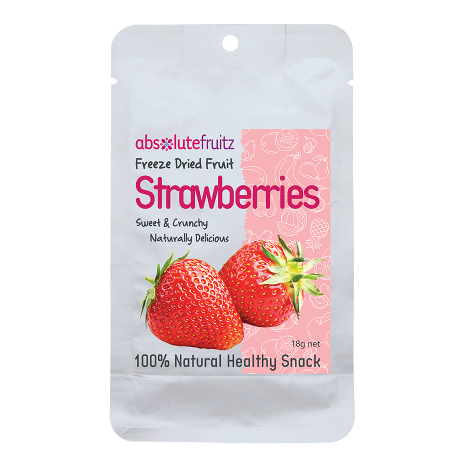 Absolutefruitz Freeze Dried Whole Strawberries 18g