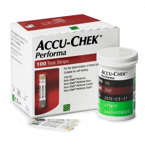 Accu-Chek Performa Blood Glucose Strips 100