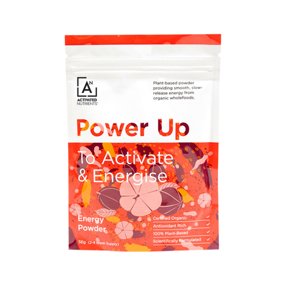 Activated Nutrients Organic Power Up Energy Powder (to Activate & Energise) 56g