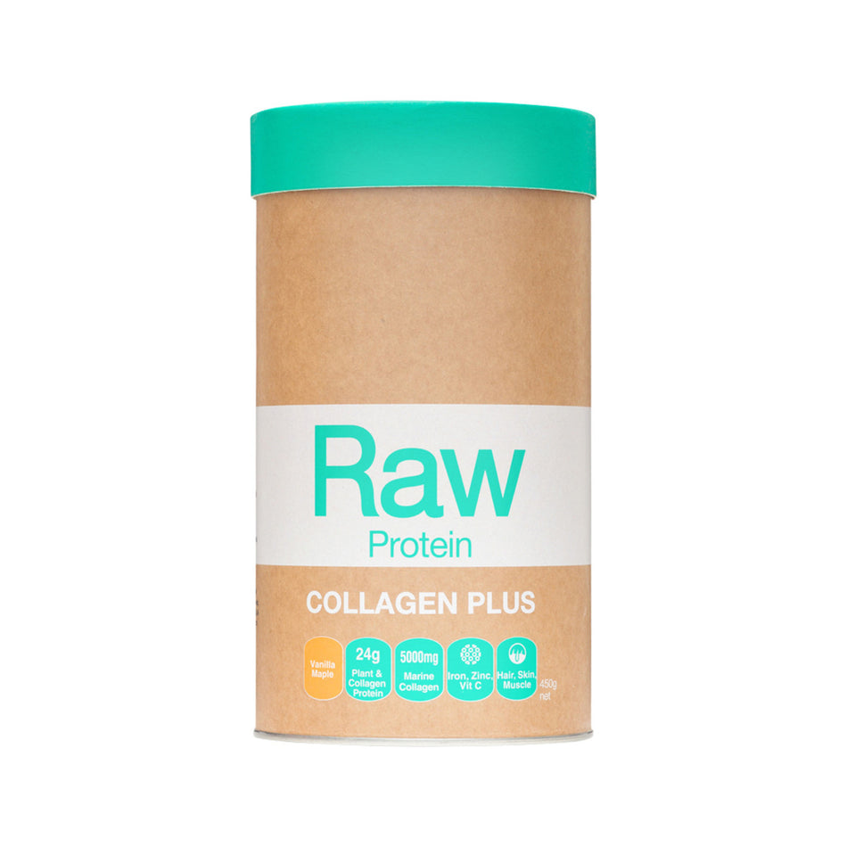 Amazonia Raw Protein Collagen Plus Vanilla Maple 450g
