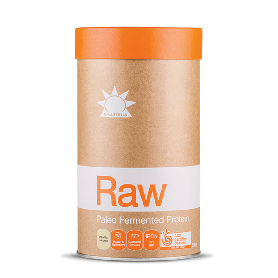Amazonia Raw Protein Paleo Fermented Vanilla Lucuma 500g