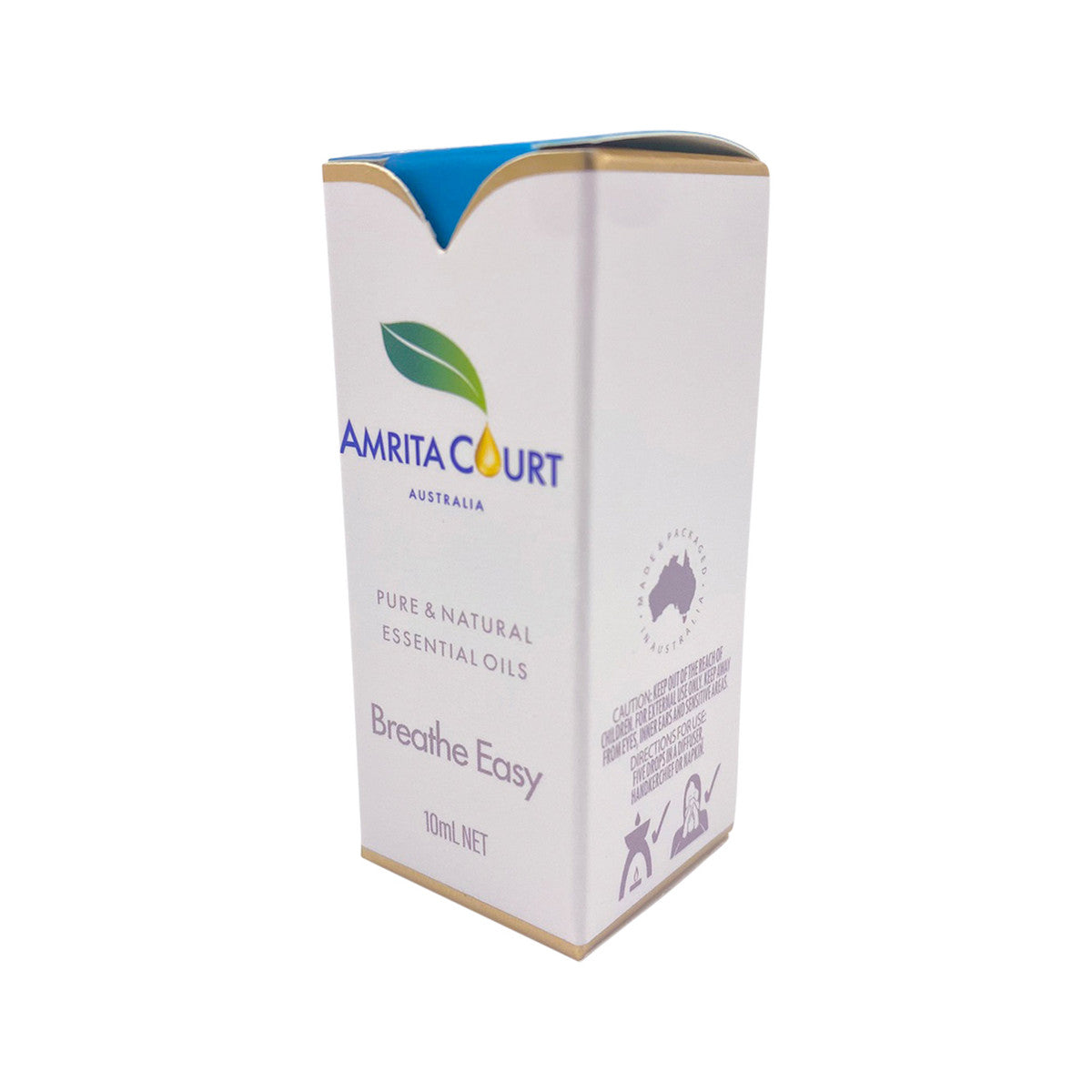 Amrita Court Pure & Natural Essential Oil Blend Breathe Easy 10ml