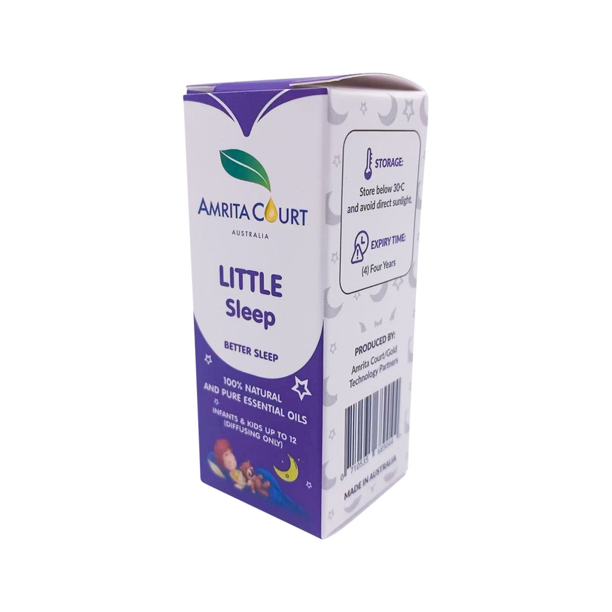 Amrita Court LITTLE 100% Natural & Pure Essential Oil Blend Sleep 10ml