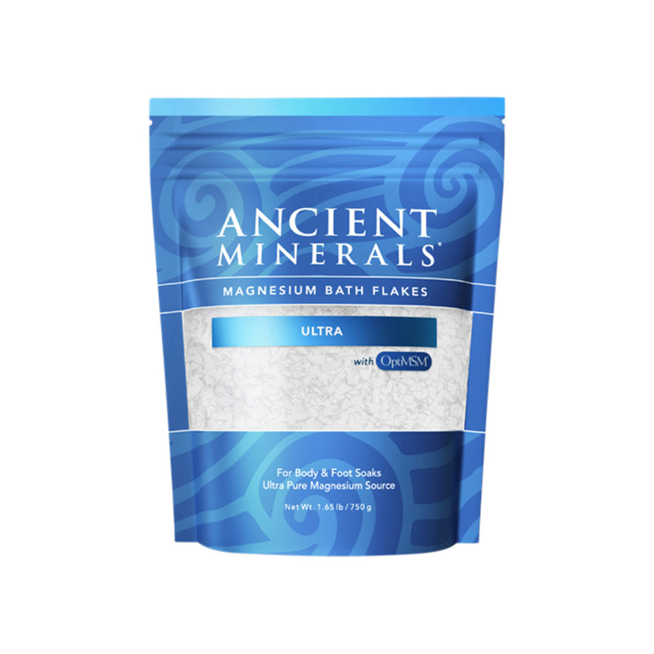 Ancient Minerals Magnesium Bath Flakes Ultra (With Msm) 750g
