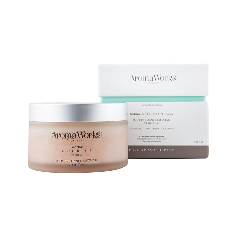 Aromaworks Body Brilliance Exfoliate Bioactive Nourish Formula 200ml