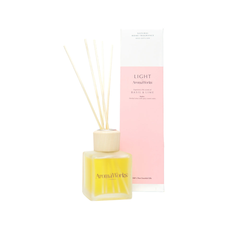 Aromaworks Light Reed Diffuser Basil & Lime 100ml