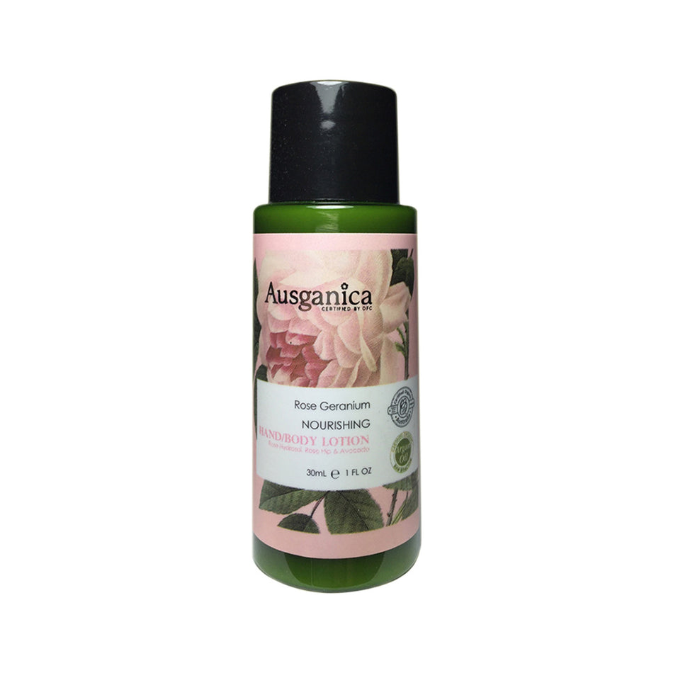 Ausganica Organic Rose Geranium Nourishing Hand/body Lotion 30ml