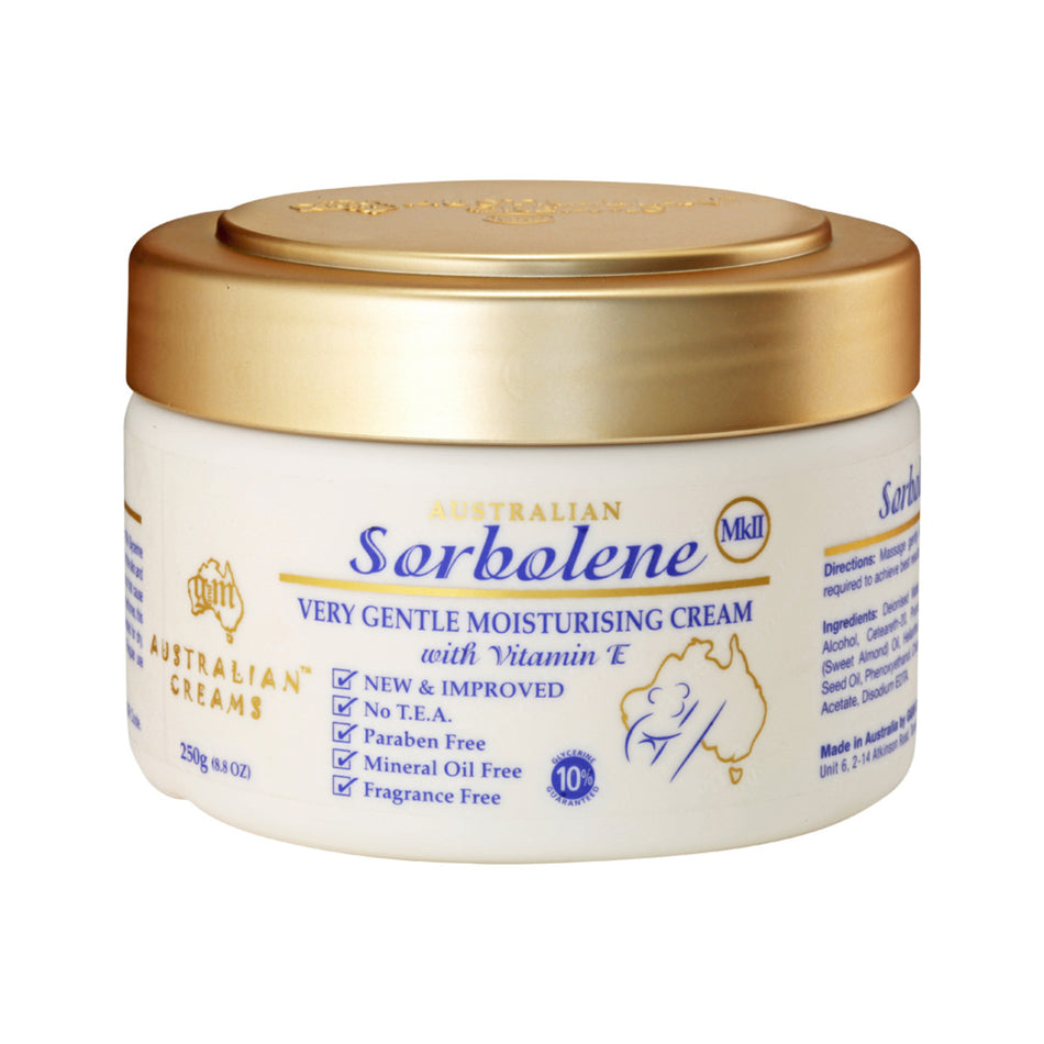 Australian Creams MkII Sorbolene Very Gentle Moisturising Cream With Vitamin E 250g