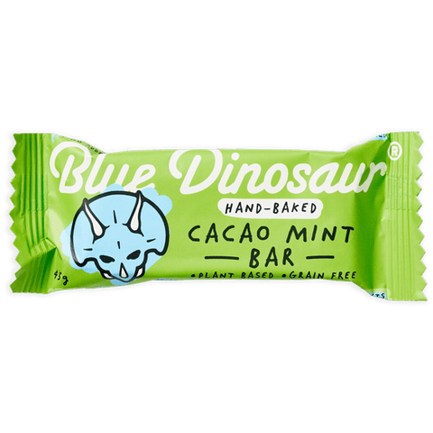 Blue Dinosaur Bar Cacao Mint 45g (Pack of 12)
