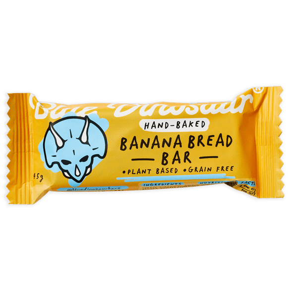 Blue Dinosaur Bar Banana Bread 45g (Pack of 12)