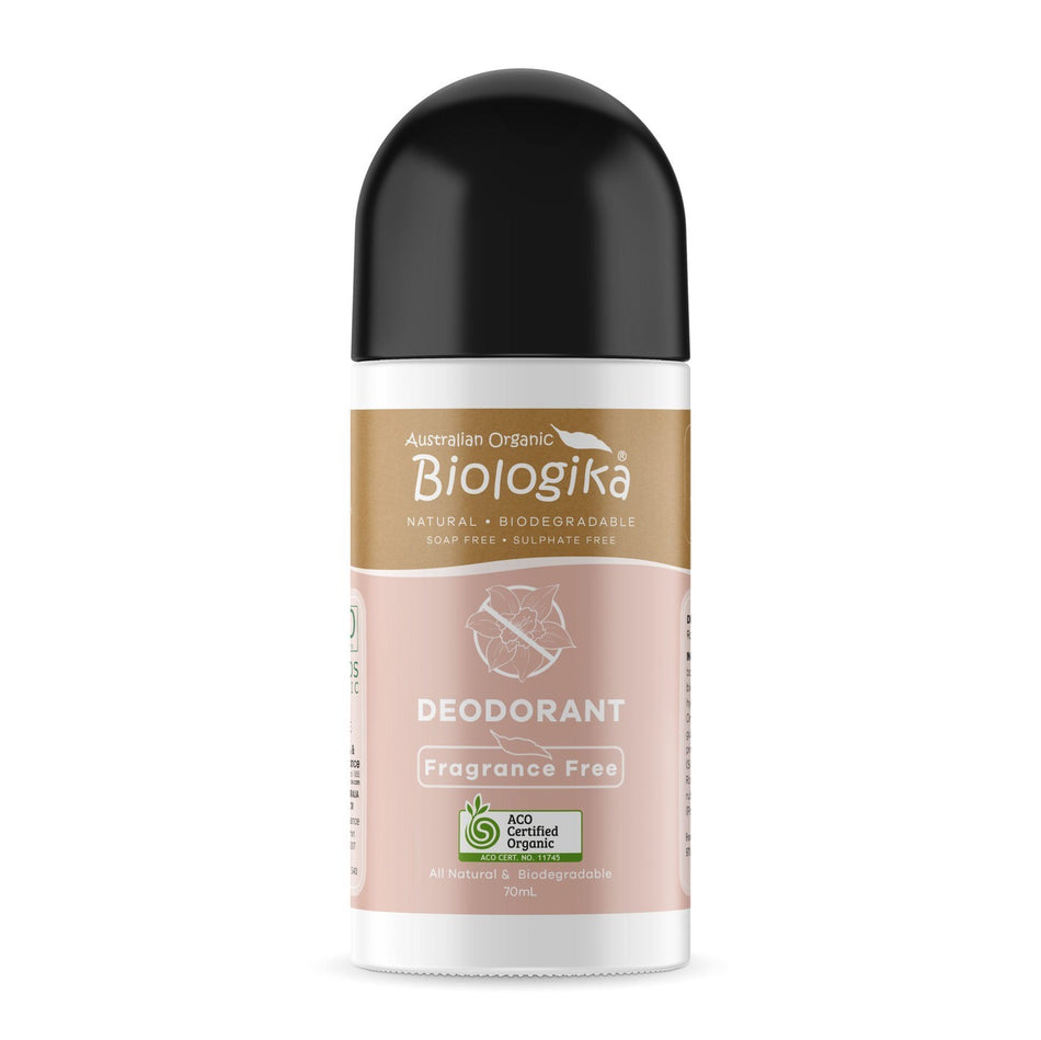 Biologika Roll-on Deodorant Fragrance Free 70ml
