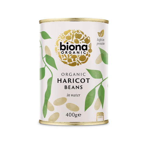 Biona Organic Haricot Beans 400g (Pack of 6)