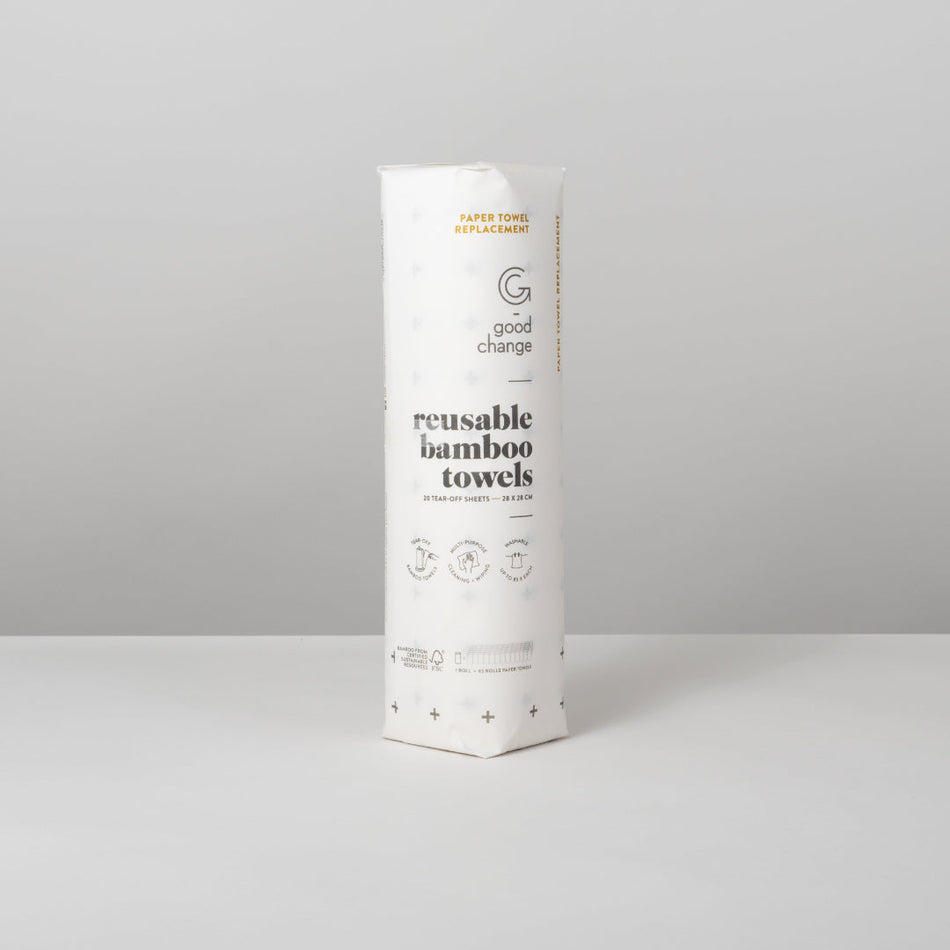 GOOD CHANGE STORE Reusable Bamboo Towels 20 Sheets 1